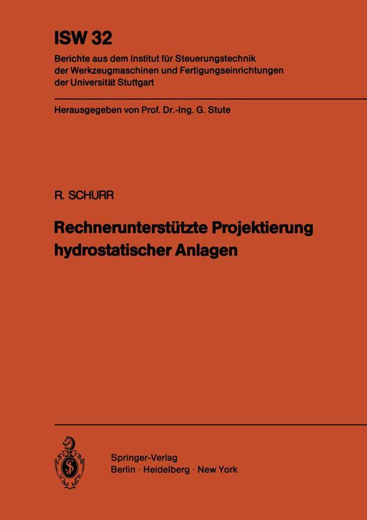 Produktbild: Rechnerunterst&uuml;tzte Projektierung hydrostatischer Anlagen