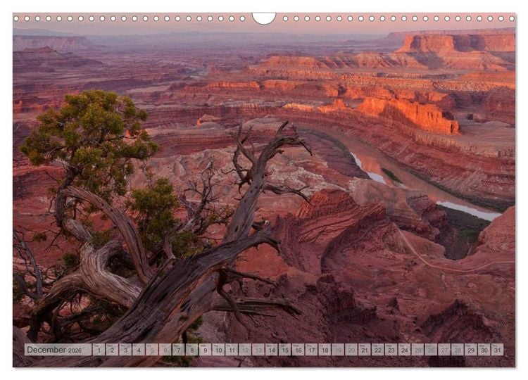 Produktbild: CANYONLAND USA Christian Heeb / UK Version (Wall Calendar 2026 DIN A3 landscape), CALVENDO 12 Month Wall Calendar