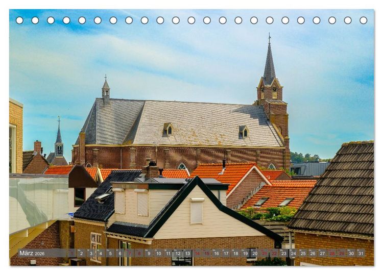 Produktbild: Ein Blick auf Egmond (Tischkalender 2026 DIN A5 quer), CALVENDO Monatskalender
