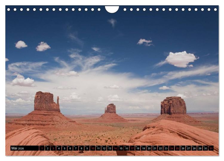 Produktbild: Blickpunkte der USA (Wandkalender 2026 DIN A4 quer), CALVENDO Monatskalender