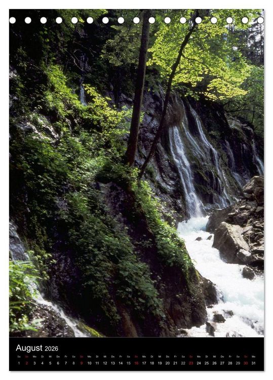 Produktbild: Idyllische Landschaften in Bayern (Tischkalender 2026 DIN A5 hoch), CALVENDO Monatskalender