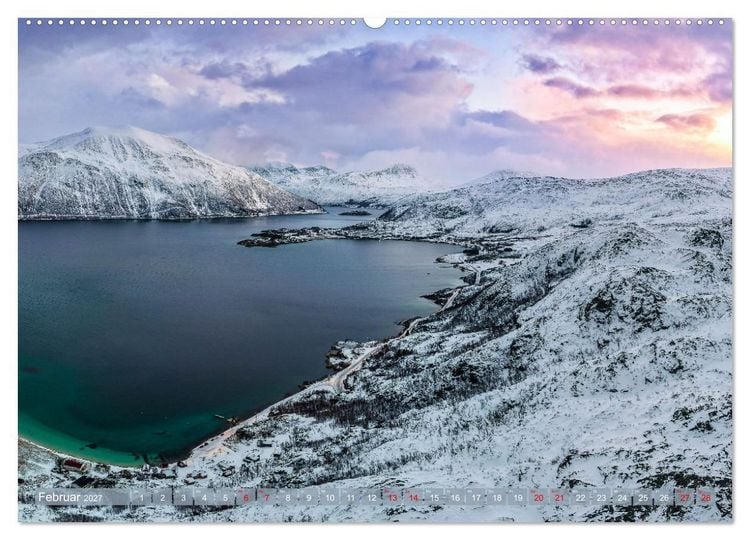 Produktbild: Troms&oslash; in der Polarnacht (Wandkalender 2027 DIN A2 quer), CALVENDO Monatskalender