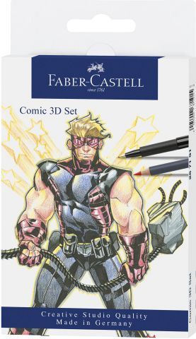 Produktbild: Faber-Castell Tuschestifte Comic 3D Set