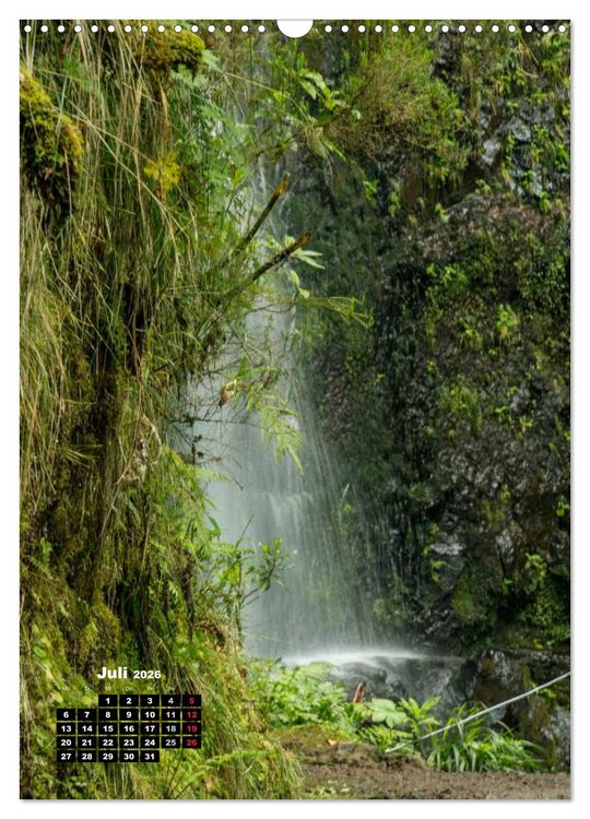 Produktbild: Levadas - Wasserwege auf Madeira (Wandkalender 2026 DIN A3 hoch), CALVENDO Monatskalender
