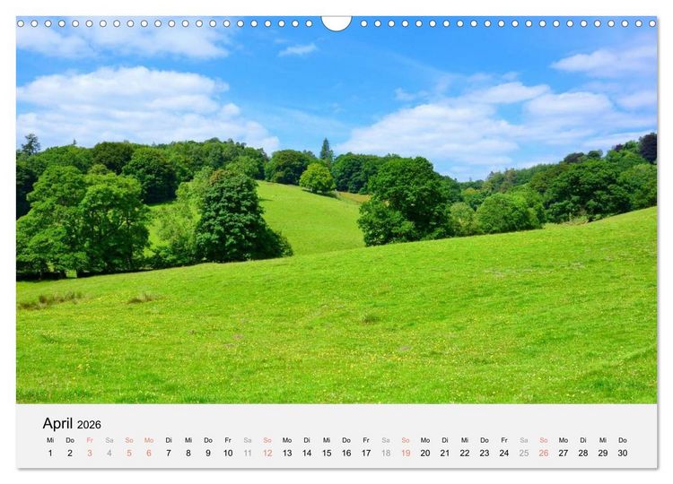 Produktbild: Sommer im Lake District (Wandkalender 2026 DIN A3 quer), CALVENDO Monatskalender