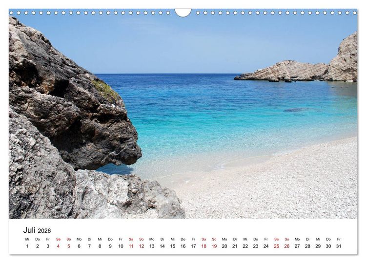 Produktbild: Griechenland - Insel Kefalonia (Wandkalender 2026 DIN A3 quer), CALVENDO Monatskalender
