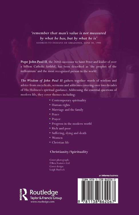 Produktbild: The Wisdom of John Paul II