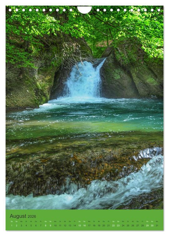 Produktbild: Wo der Wildbach rauscht im Allg&auml;u (Wandkalender 2026 DIN A4 hoch), CALVENDO Monatskalender