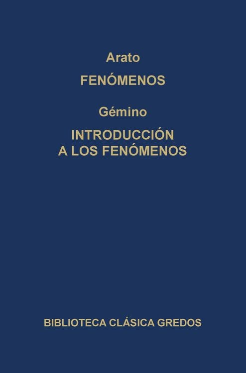 Produktbild: Fen&oacute;menos. Introducci&oacute;n a los fen&oacute;menos.