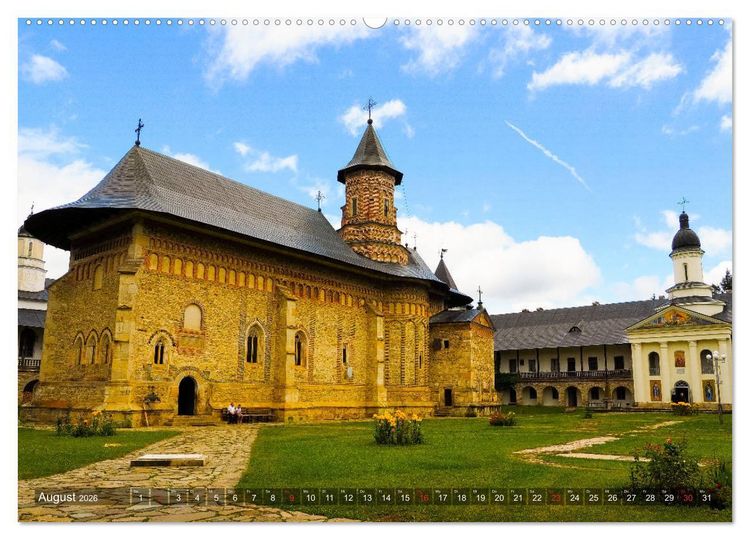 Produktbild: Kl&ouml;ster in der Bucovina (Wandkalender 2026 DIN A2 quer), CALVENDO Monatskalender