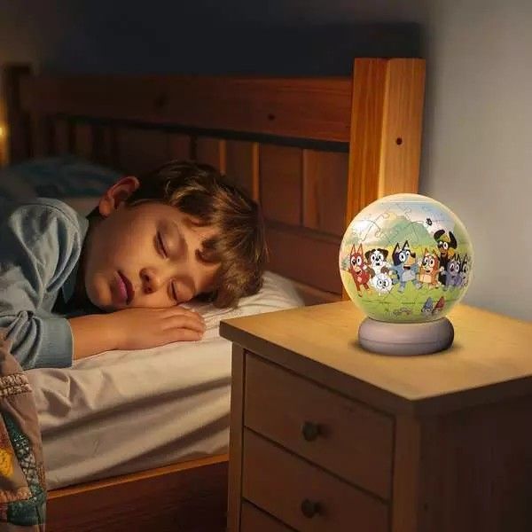 Produktbild: 3D Puzzle-Ball Nachtlicht Bluey