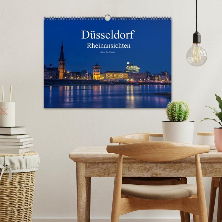 Produktbild: D&uuml;sseldorf - Rheinansichten (Wandkalender 2026 DIN A3 quer), CALVENDO Monatskalender