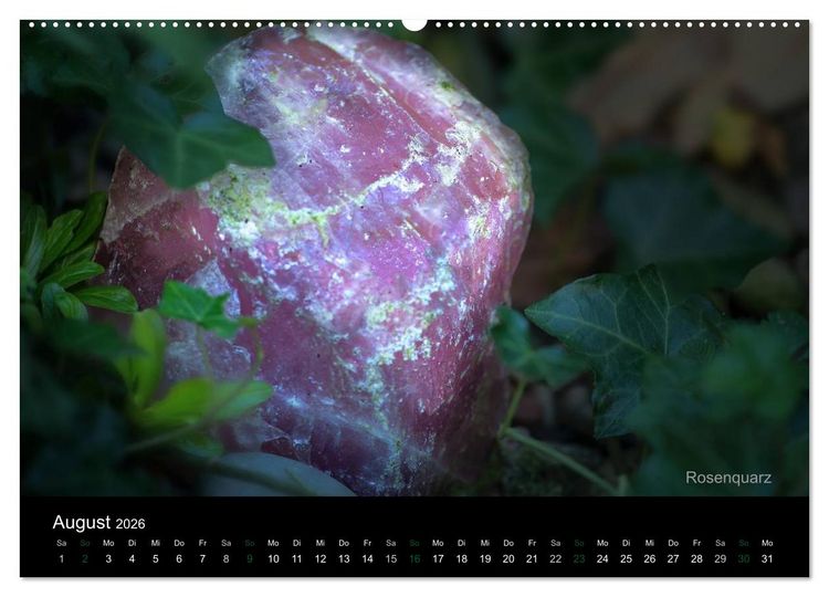 Produktbild: Edelsteine. Wunder der Natur (hochwertiger Premium Wandkalender 2026 DIN A2 quer), Kunstdruck in Hochglanz