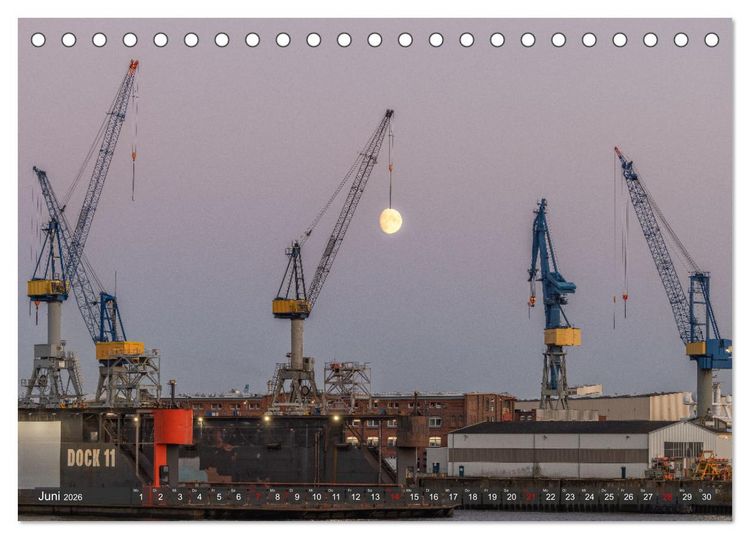 Produktbild: Hamburg - Die Weltstadt an der Waterkant (Tischkalender 2026 DIN A5 quer), CALVENDO Monatskalender
