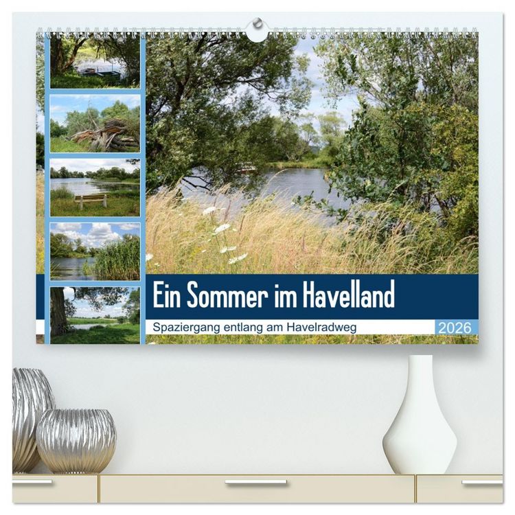 Produktbild: Ein Sommer im Havelland - Spaziergang entlang am Havelradweg (hochwertiger Premium Wandkalender 2026 DIN A2 quer), Kunstdruck in Hochglanz