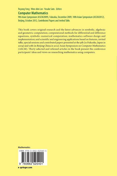 Produktbild: Computer Mathematics