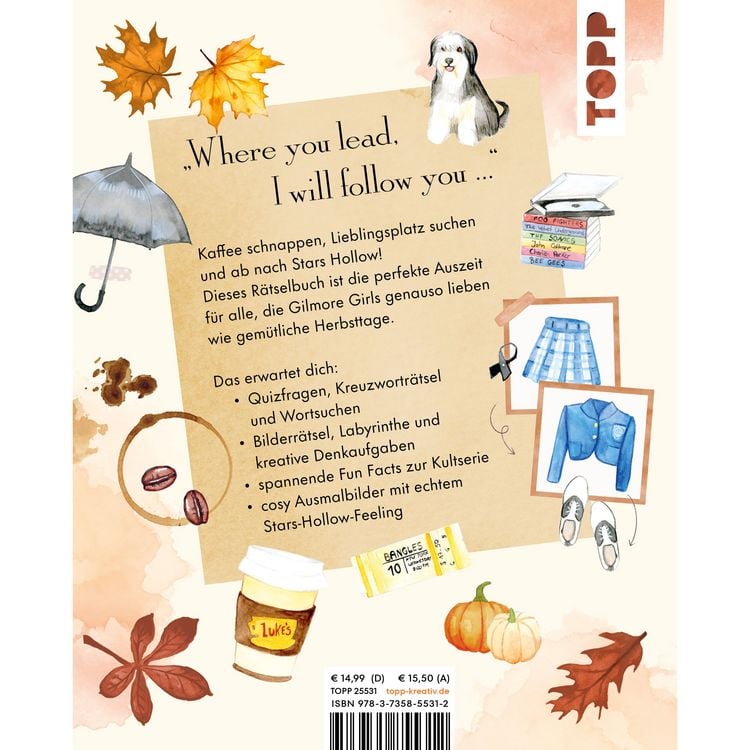 Produktbild: Auszeit in Stars Hollow. Das inoffizielle R&auml;tselbuch f&uuml;r Gilmore-Girls-Fans