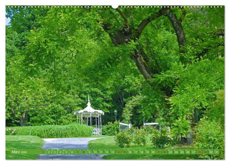 Produktbild: Rosengarten auf dem Beutig (hochwertiger Premium Wandkalender 2026 DIN A2 quer), Kunstdruck in Hochglanz