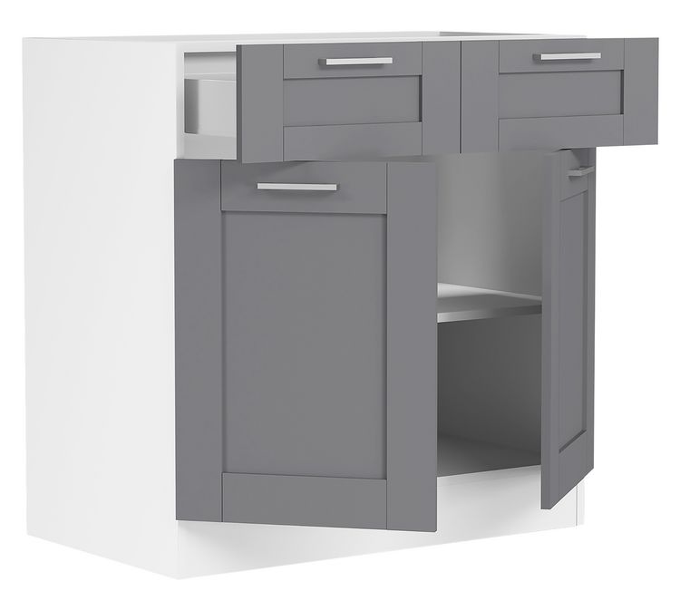 Produktbild: K&uuml;chenschrank 80 cm Unterschrank Schublade Colura