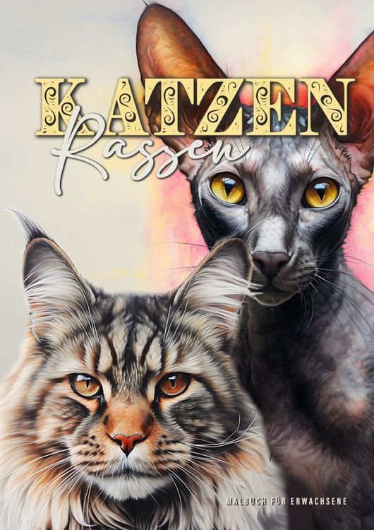 Produktbild: Katzenrassen Malbuch f&uuml;r Erwachsene