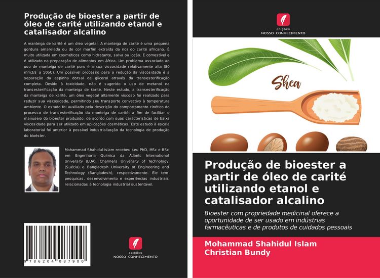 Produktbild: Produ&ccedil;&atilde;o de bioester a partir de &oacute;leo de carit&eacute; utilizando etanol e catalisador alcalino