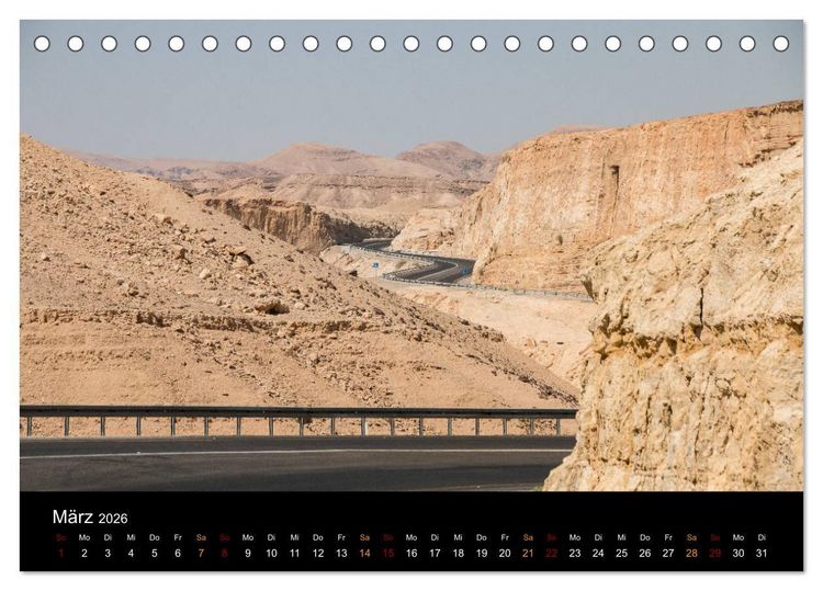 Produktbild: Israel - Heiliges Land (Tischkalender 2026 DIN A5 quer), CALVENDO Monatskalender
