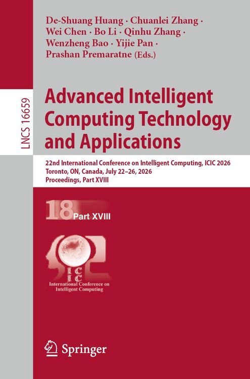 Produktbild: Advanced Intelligent Computing Technology and Applications