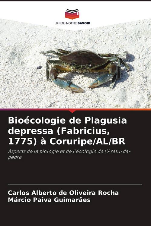 Produktbild: Bio&eacute;cologie de Plagusia depressa (Fabricius, 1775) &agrave; Coruripe/AL/BR