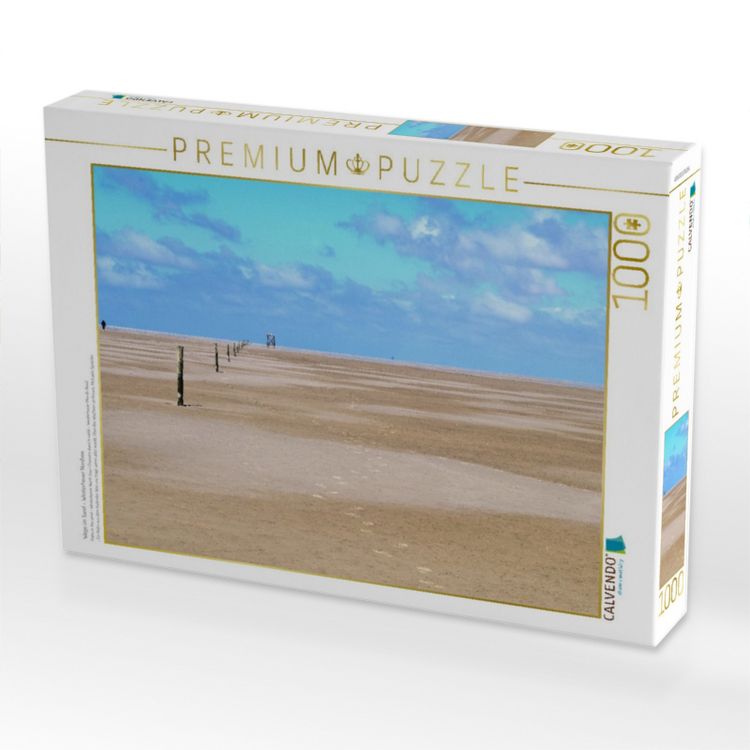 Produktbild: CALVENDO Puzzle Wege im Sand - Westerhever Nordsee | 1000 Teile Lege-Gr&ouml;&szlig;e 64x48cm Foto-Puzzle f&uuml;r gl&uuml;ckliche Stunden