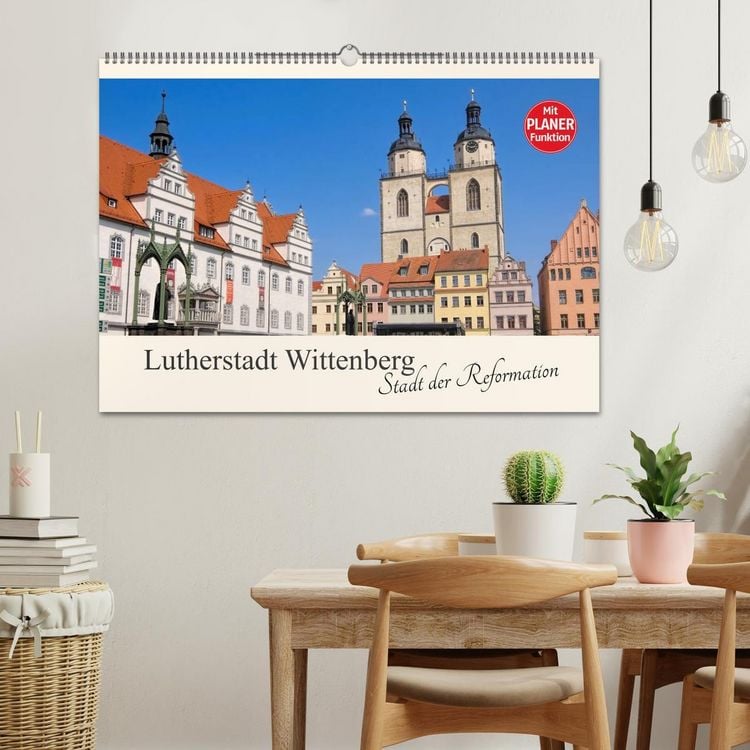 Produktbild: Lutherstadt Wittenberg - Stadt der Reformation (Wandkalender 2026 DIN A2 quer), CALVENDO Monatskalender