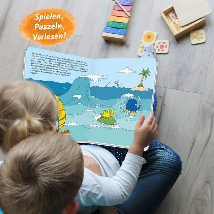 Produktbild: Tr&ouml;tsch Die Maus Puzzle- und Spielbuch