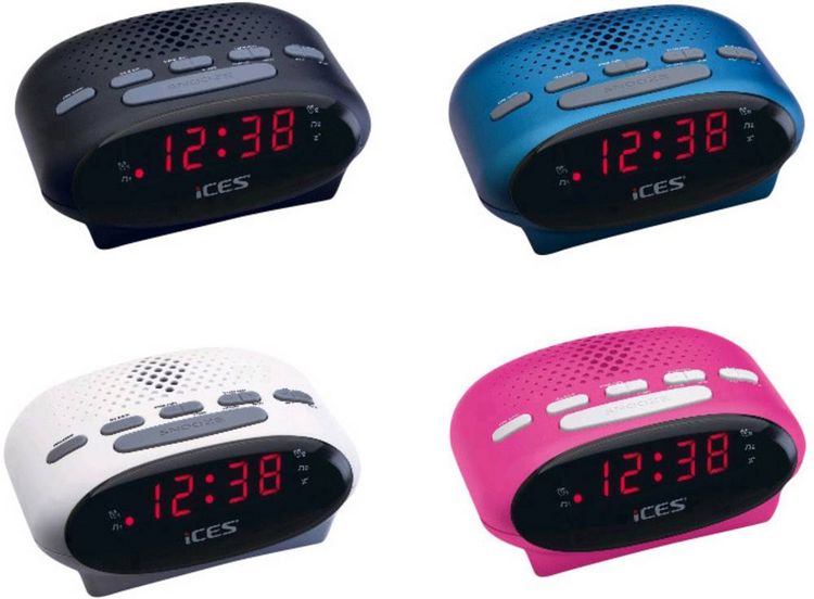 Produktbild: ICES Uhrenradio Ices ICR-210 black