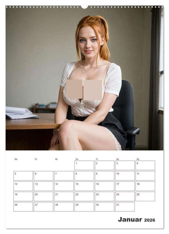 Produktbild: Schreibtischs&uuml;nden (Wandkalender 2026 DIN A2 hoch), CALVENDO Monatskalender