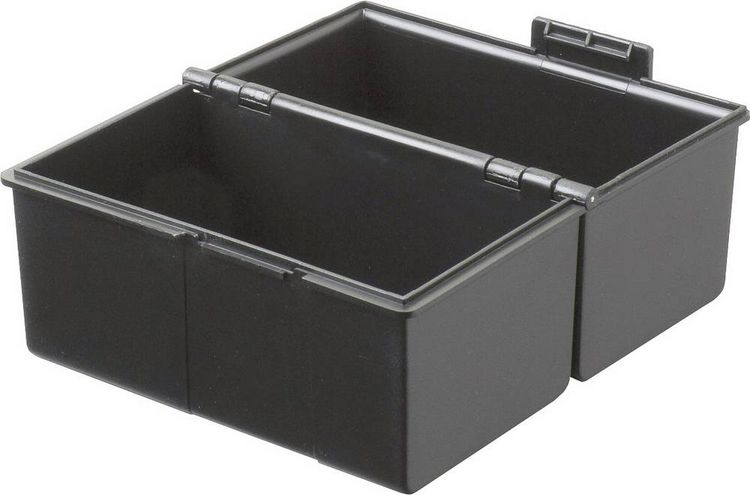 Produktbild: HAN 977-13 Karteibox Schwarz max. Anzahl der Karten: 300 Karten DIN A7 quer Stahlscharnier, Deckel als zus&auml;tzlicher Trog nutzbar