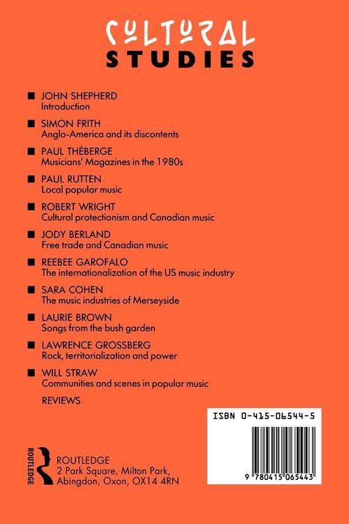 Produktbild: Cultural Studies V 5 Issue 3