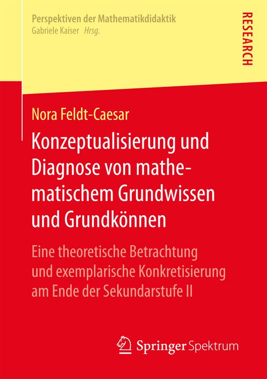 Produktbild: Konzeptualisierung und Diagnose von mathematischem Grundwissen und Grundk&ouml;nnen