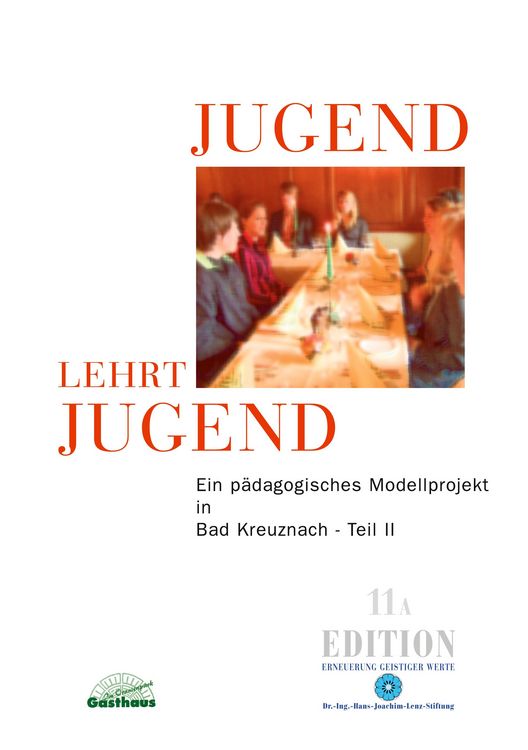 Produktbild: Jugend lehrt Jugend, Bd. 11A Teil II