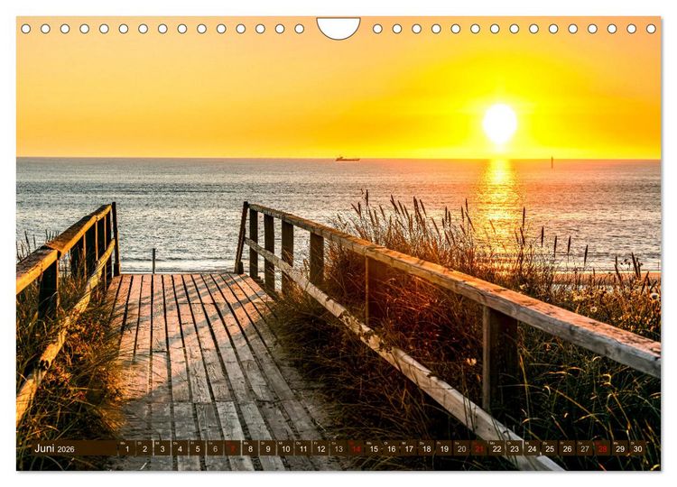 Produktbild: Magisches Sylt. Bezaubernde Landschaft (Wandkalender 2026 DIN A4 quer), CALVENDO Monatskalender