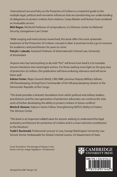 Produktbild: International Law and Policy on the Protection of Civilians
