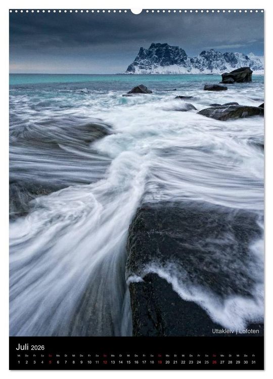 Produktbild: Northern Norway (hochwertiger Premium Wandkalender 2026 DIN A2 hoch), Kunstdruck in Hochglanz