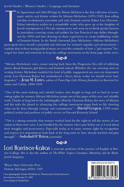 Produktbild: Superwoman and Other Writings by Miriam Michelson