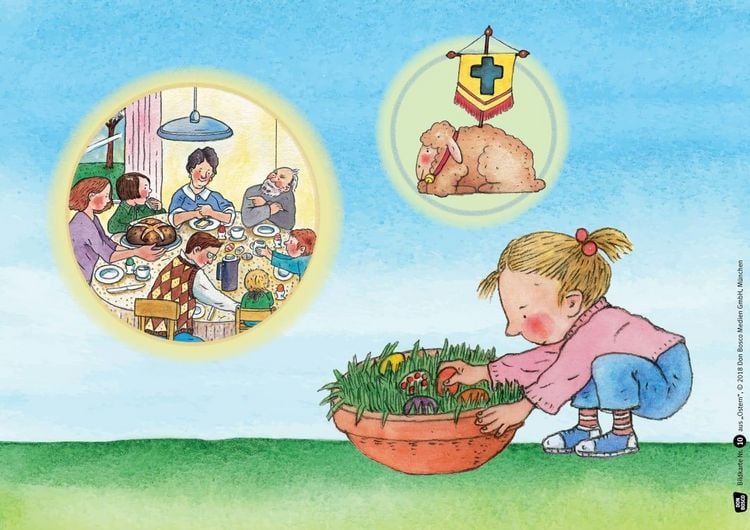 Produktbild: Ostern. Kamishibai Bildkartenset