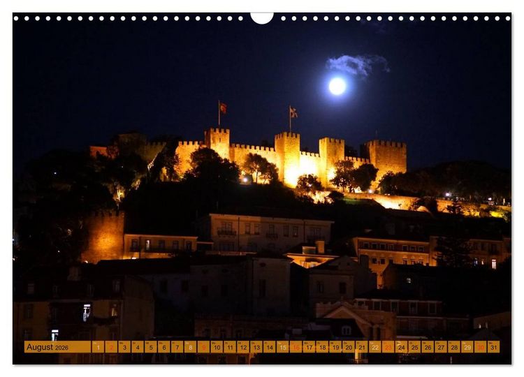 Produktbild: BlickPunkt Lissabon (Wandkalender 2026 DIN A3 quer), CALVENDO Monatskalender