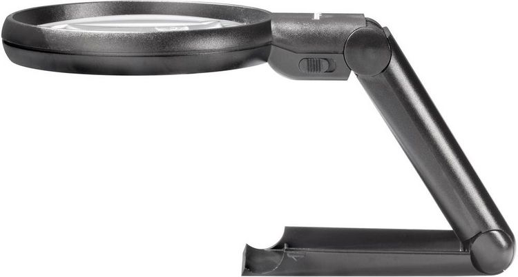 Produktbild: TOOLCRAFT 821010 821010 Standlupe Vergr&ouml;&szlig;erungsfaktor: 2 x, 4 x Linsengr&ouml;&szlig;e: (&Oslash;) 88mm