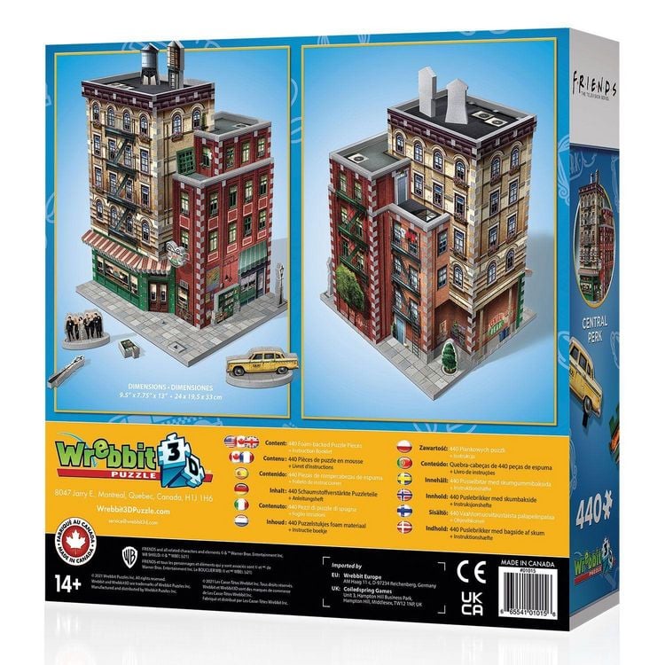 Produktbild: Friends - Central Perk (440 Teile) - 3D-Puzzle