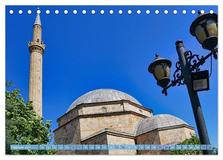 Produktbild: Moscheen und Kirchen im Kosovo (Tischkalender 2027 DIN A5 quer), CALVENDO Monatskalender