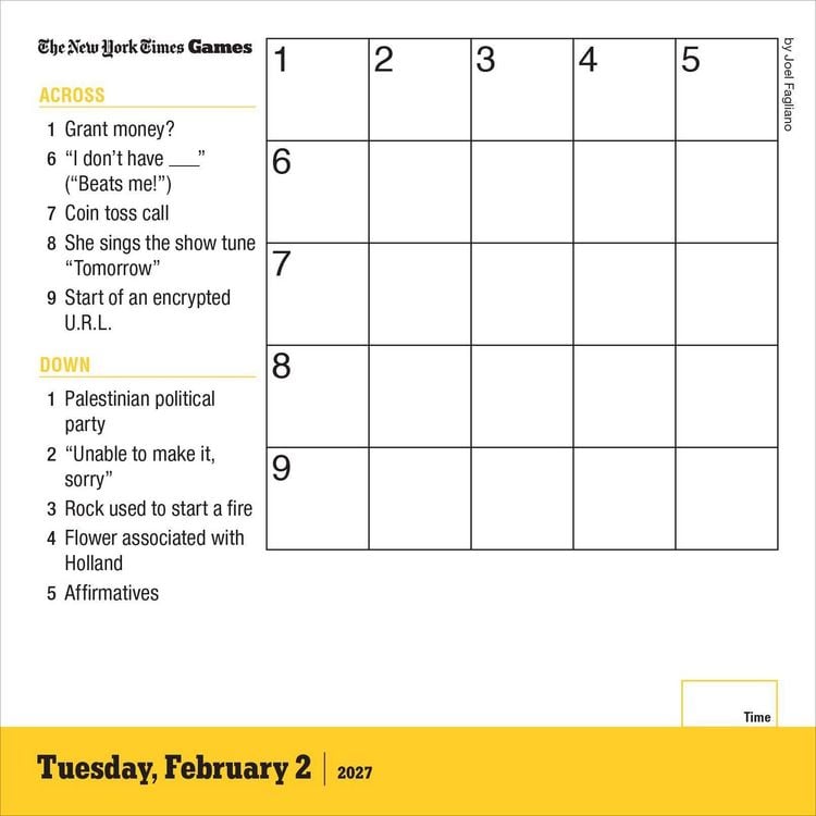 Produktbild: The New York Times Mini Crossword Page-A-Day&reg; Calendar 2027