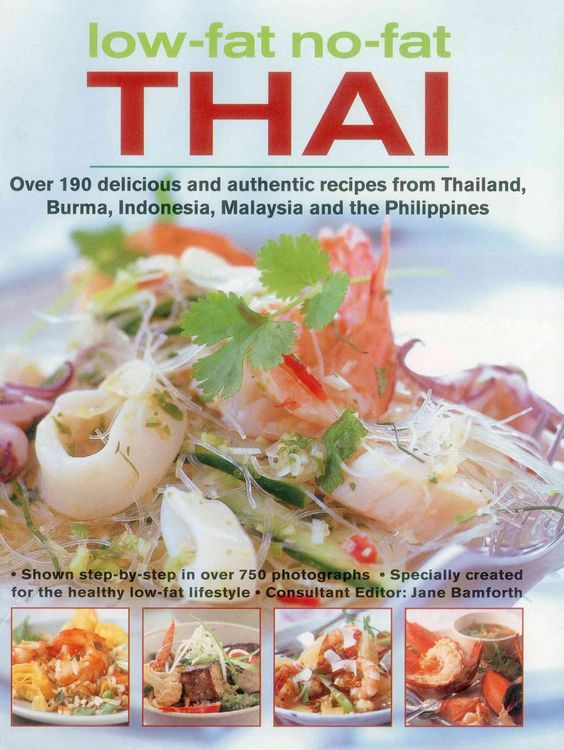 Produktbild: Low-Fat, No-Fat Thai & South-East Asian Cookbook
