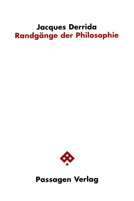Produktbild: Randg&auml;nge der Philosophie