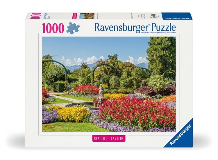 Produktbild: Erwachsenenpuzzle 1000 Teile - Park der Villa Pallavicino, Stresa, Italien